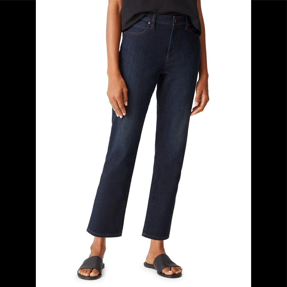 EILEEN FISHER Straight Leg Jeans